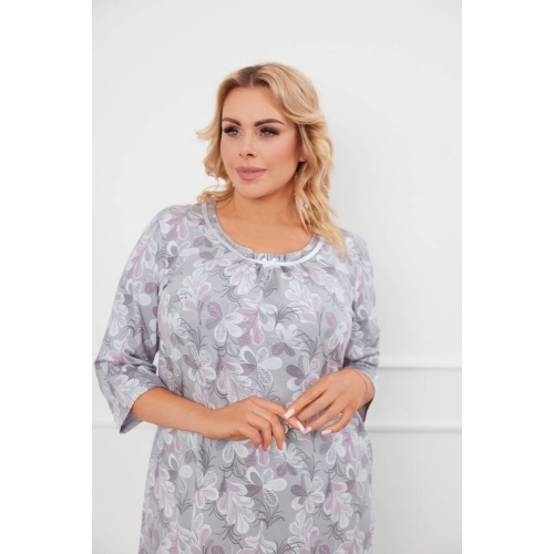 KOSZULA NOCNA ITALIAN FASHION ARDILA 3/4 RĘKAWY  3XL